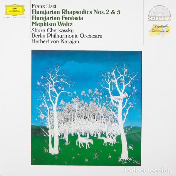 Discos de vinil: ZZZZVINILO-CLASICA. LISZT - Rapsodias Hungaras 2 y 5, Fantasia Hungara, Vals Mephisto (1986) vinilo