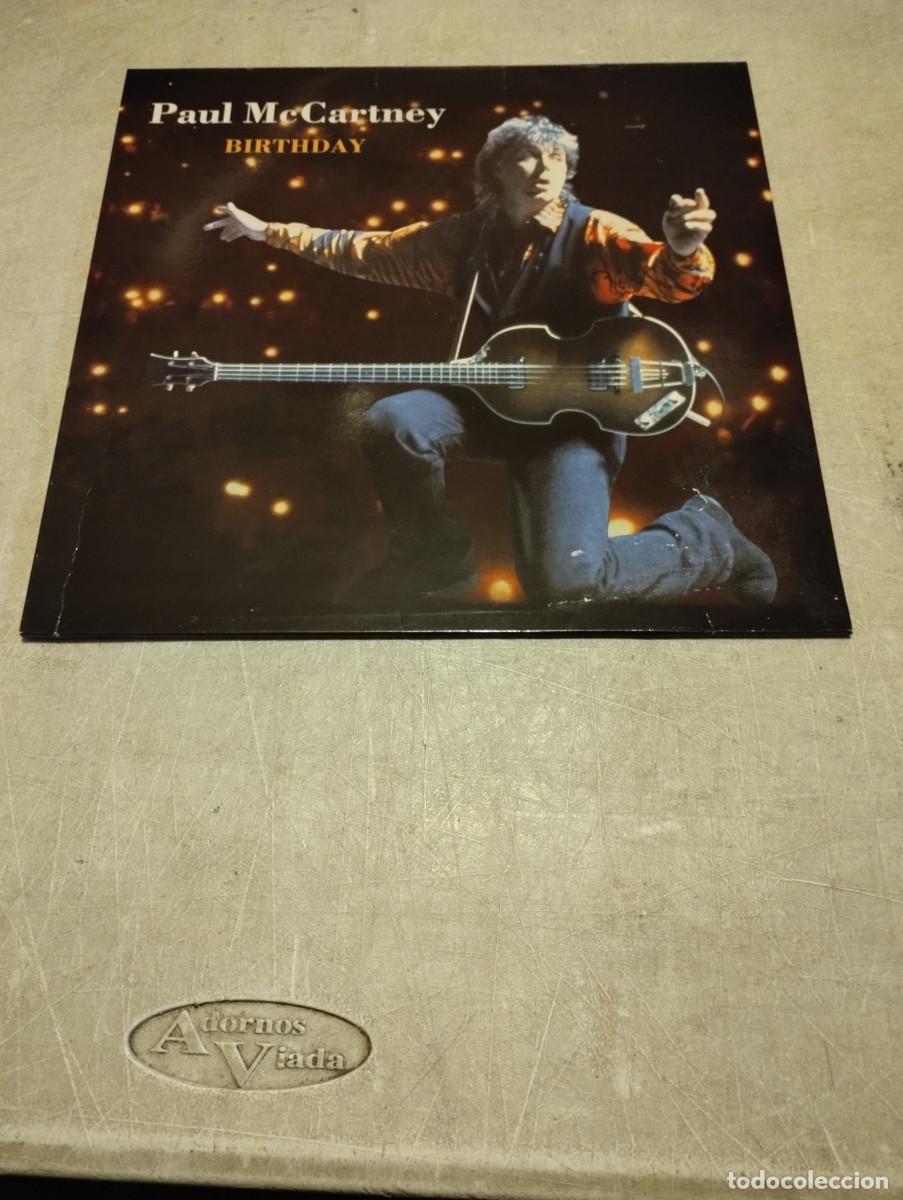 Discos de vinilo: PAUL MCCARTNEY MAXI BIRTHDAY ESP.1990 - Foto 1
