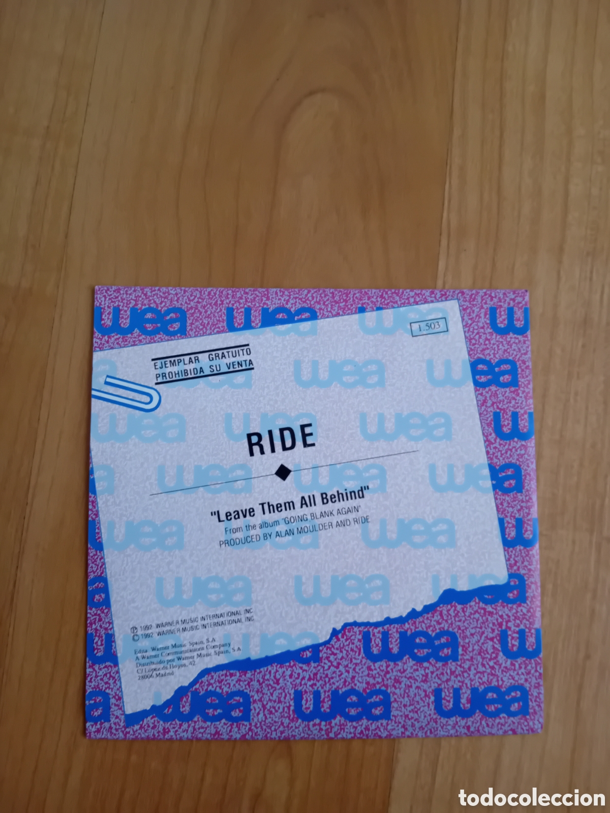 Discos de vinilo: RIDE. LEAVE THEM ALL BEHIND - Foto 2