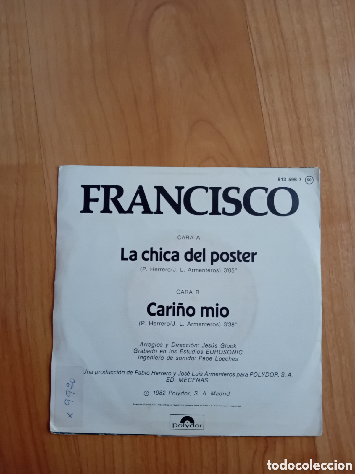 Discos de vinilo: FRANCISCO. LA CHICA DEL POSTER - Foto 2