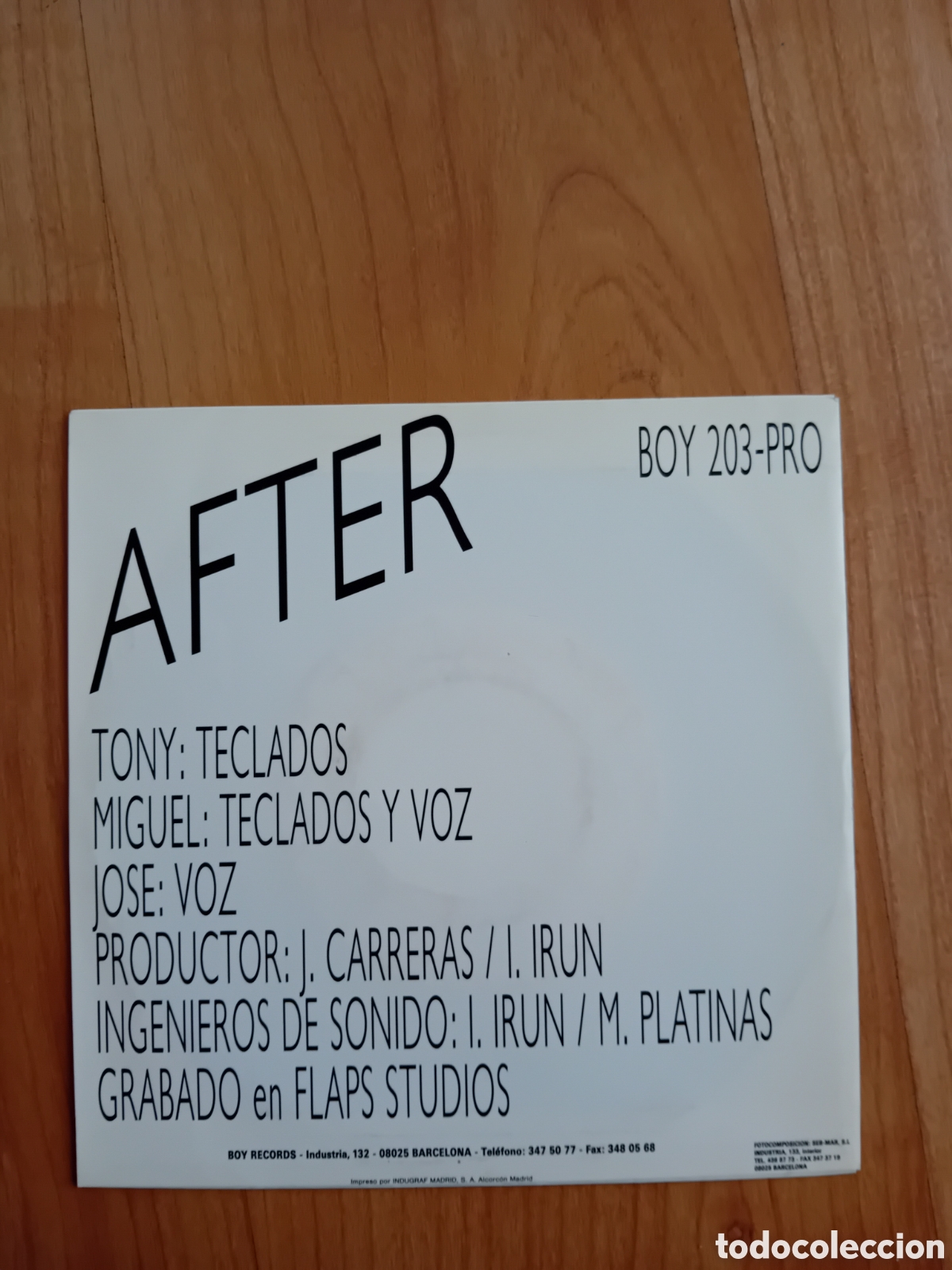 Discos de vinilo: AFTER. NADA SERA IGUAL - Foto 2