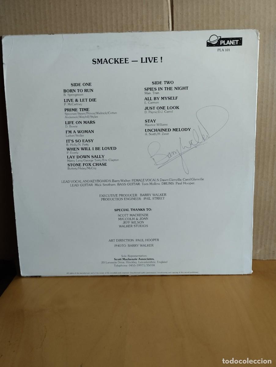 Discos de vinilo: SMACKEE ------- LIVE ! - Foto 2