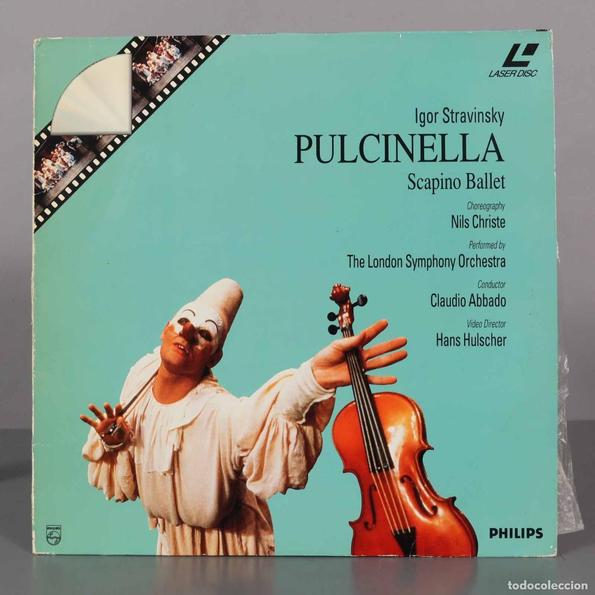 Discos de vinilo: LASERDISC. Igor Stravinsky PULCINELLA ABBADO - Foto 1