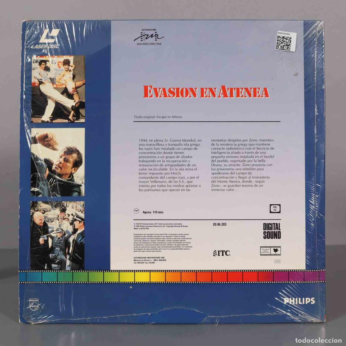 Discos de vinilo: LASERDISC. EVASI&Oacute;N EN ATENEA - Foto 2