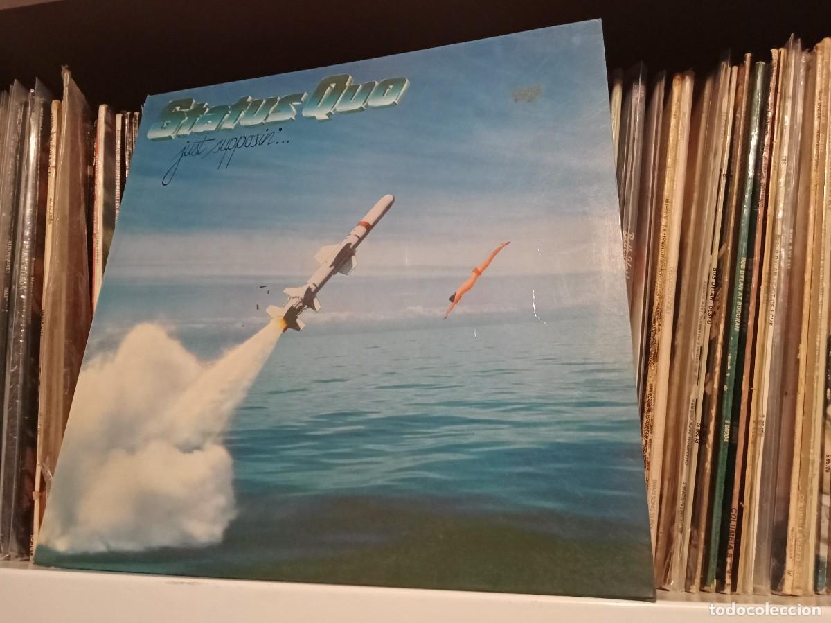 Discos de vinilo: Status Quo &lrm;&ndash; Just Supposin... - lp Spain 1981 - Foto 1