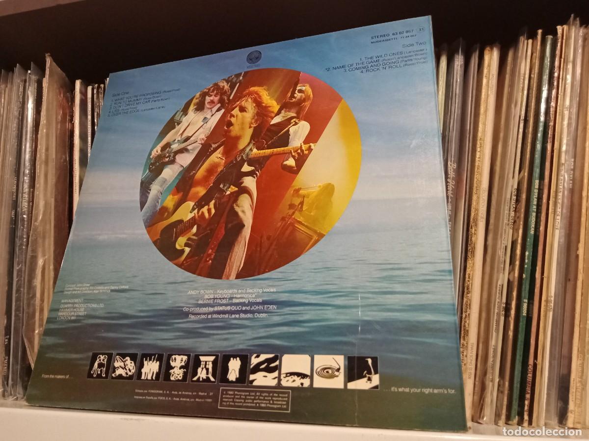 Discos de vinilo: Status Quo &lrm;&ndash; Just Supposin... - lp Spain 1981 - Foto 2
