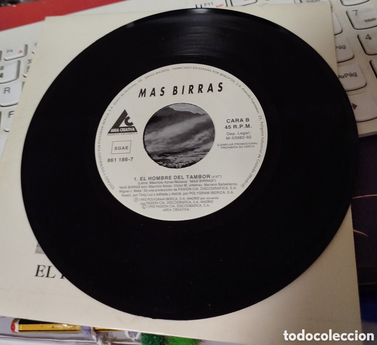 Discos de vinilo: M&aacute;s birras - El hombre del tambor - Foto 2