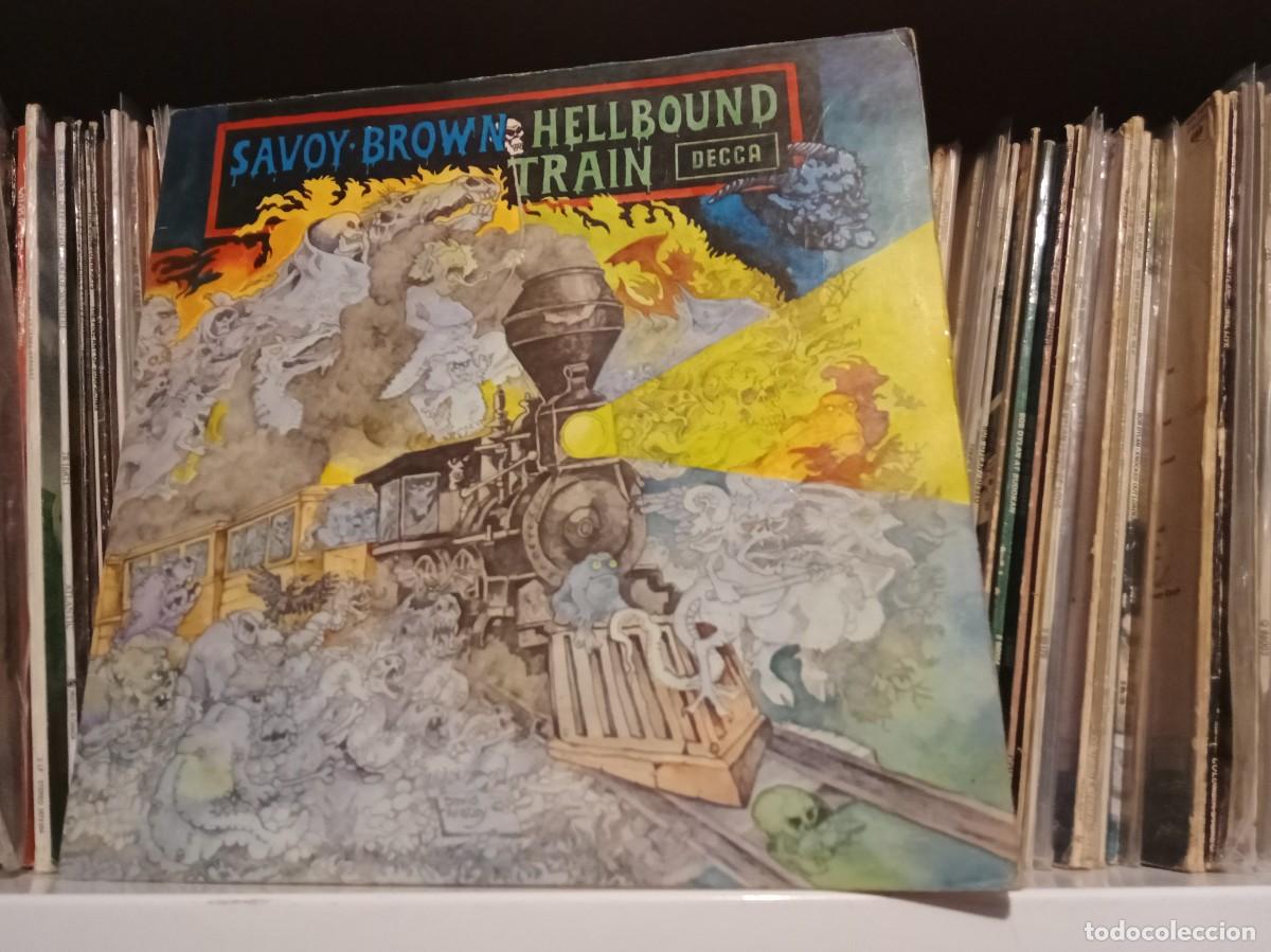 Discos de vinilo: Savoy Brown &lrm;&ndash; Hellbound Train -lp Spain 1972 - Foto 1