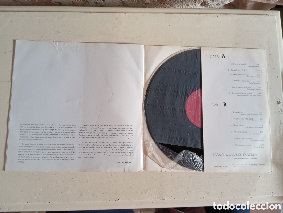 Discos de vinilo: EXITOS DE MARIA DOLORES PRADERA - ZAFIRO - 1971 - Foto 6