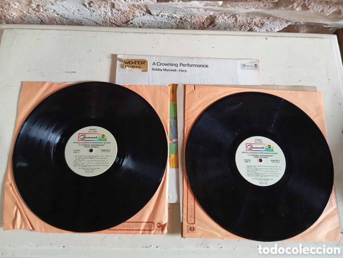 Discos de vinilo: A CROWNING PERFORMANCE - BOBBY MAXWELL-HARP - COMMAND TWO-RECORD SET - 1973 (DOBLE LP) - Foto 11