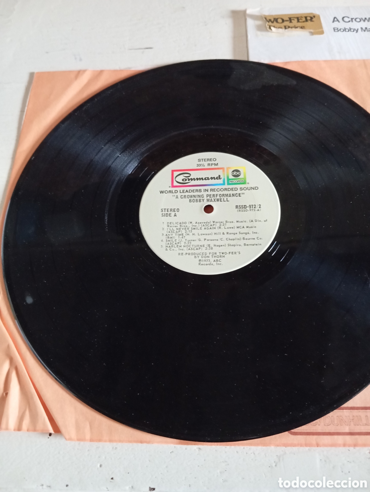 Discos de vinilo: A CROWNING PERFORMANCE - BOBBY MAXWELL-HARP - COMMAND TWO-RECORD SET - 1973 (DOBLE LP) - Foto 12