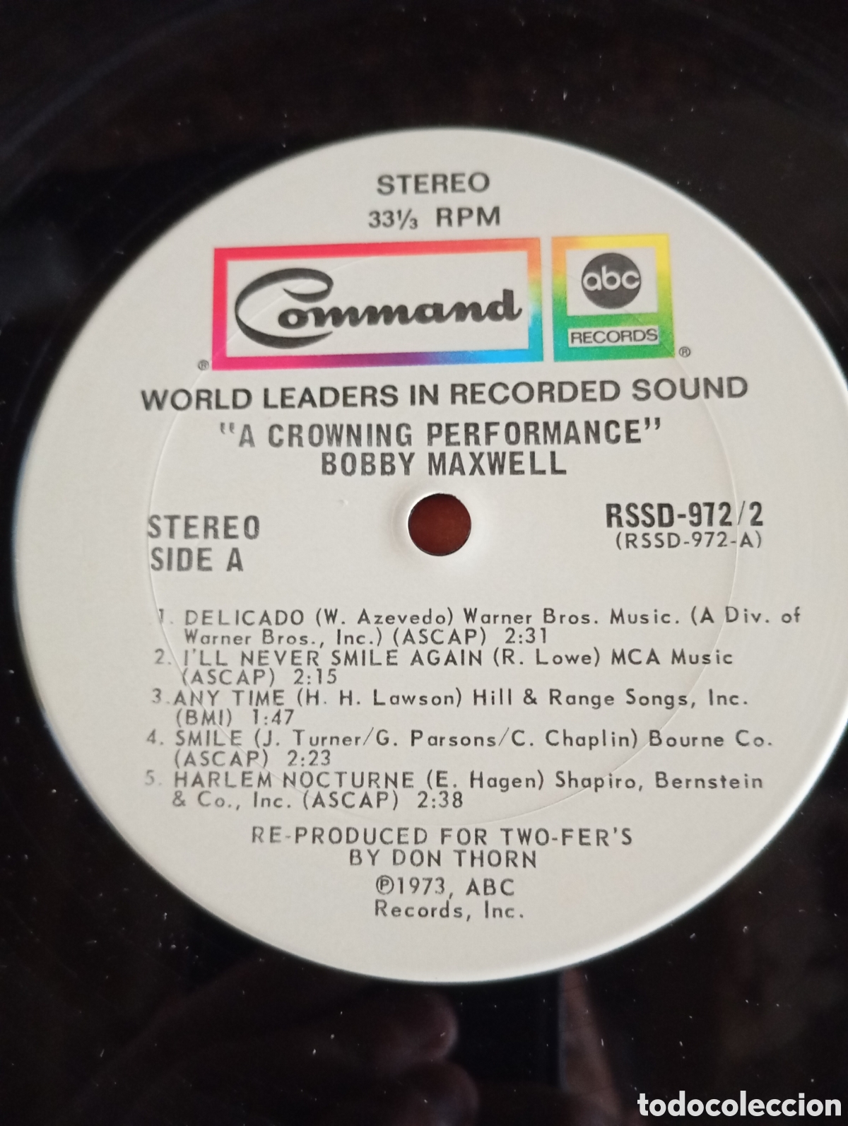 Discos de vinilo: A CROWNING PERFORMANCE - BOBBY MAXWELL-HARP - COMMAND TWO-RECORD SET - 1973 (DOBLE LP) - Foto 13