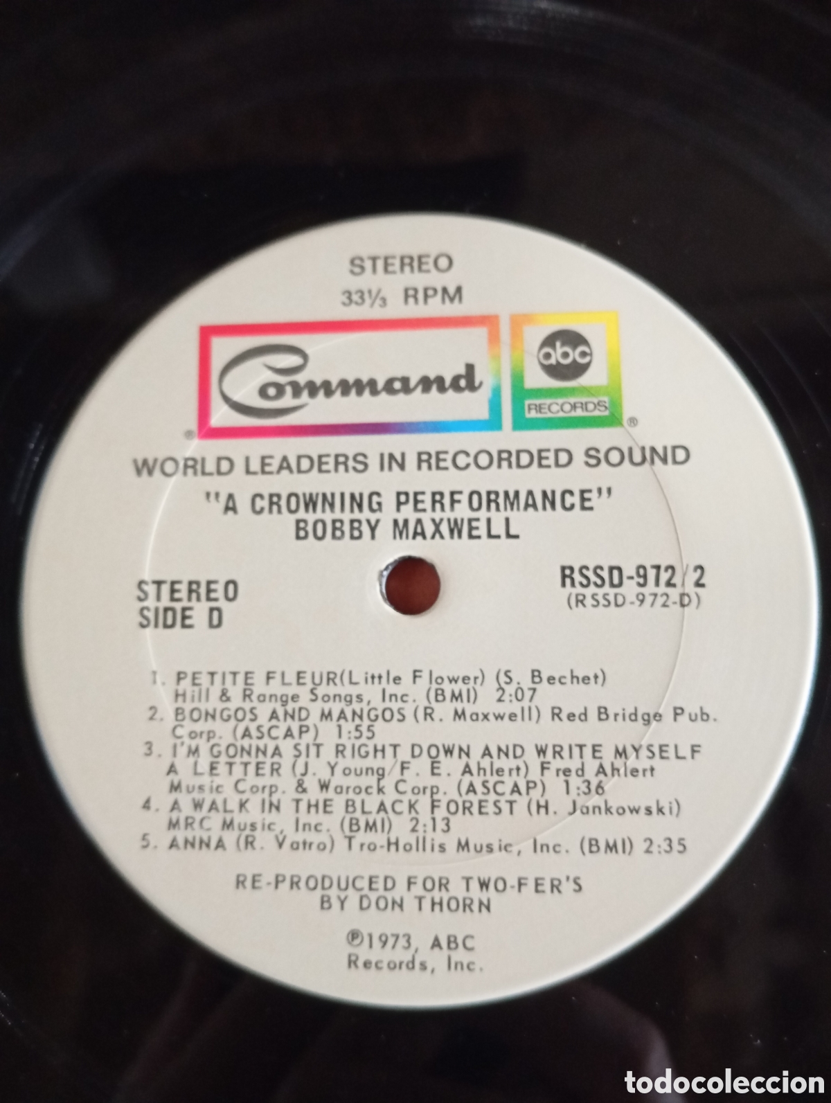 Discos de vinilo: A CROWNING PERFORMANCE - BOBBY MAXWELL-HARP - COMMAND TWO-RECORD SET - 1973 (DOBLE LP) - Foto 15