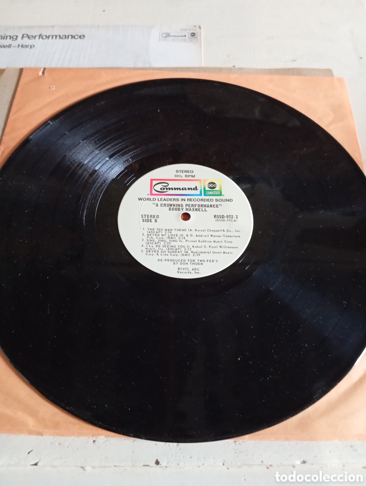 Discos de vinilo: A CROWNING PERFORMANCE - BOBBY MAXWELL-HARP - COMMAND TWO-RECORD SET - 1973 (DOBLE LP) - Foto 16