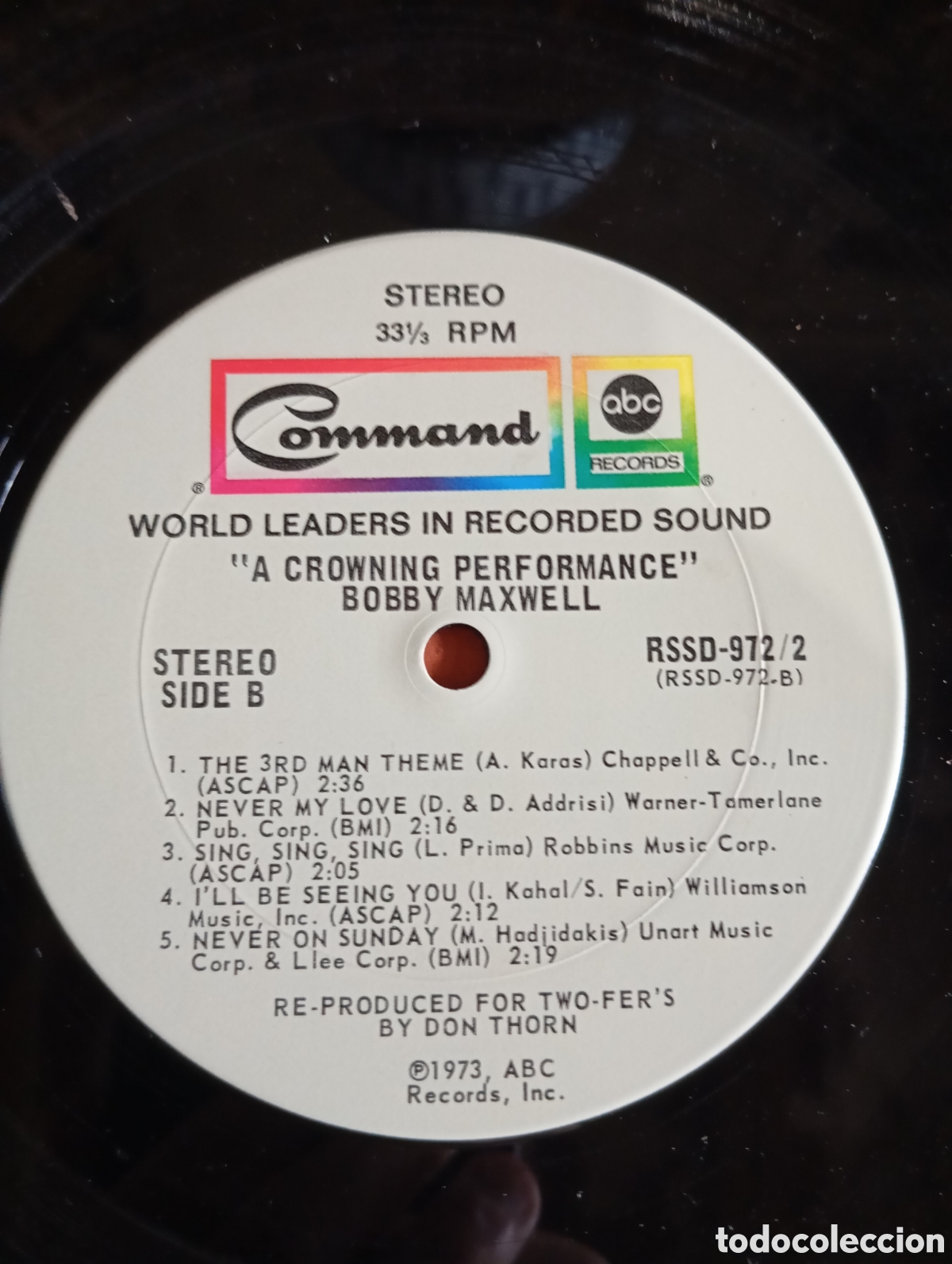 Discos de vinilo: A CROWNING PERFORMANCE - BOBBY MAXWELL-HARP - COMMAND TWO-RECORD SET - 1973 (DOBLE LP) - Foto 17