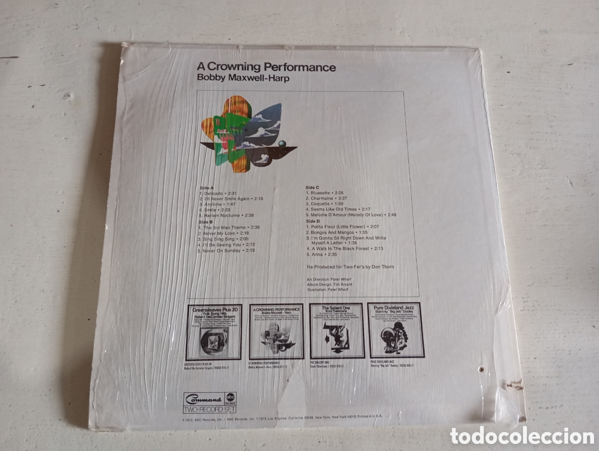 Discos de vinilo: A CROWNING PERFORMANCE - BOBBY MAXWELL-HARP - COMMAND TWO-RECORD SET - 1973 (DOBLE LP) - Foto 20