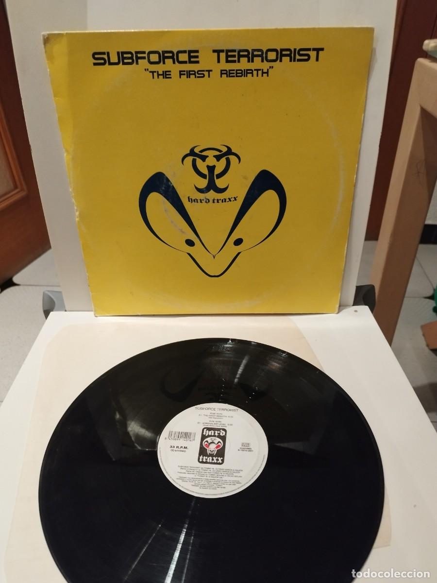 Discos de vinilo: SUBFORCE TERRORIST &rdquo;THE FIRST REBIRTH&rdquo;. Maxi single. - Foto 1