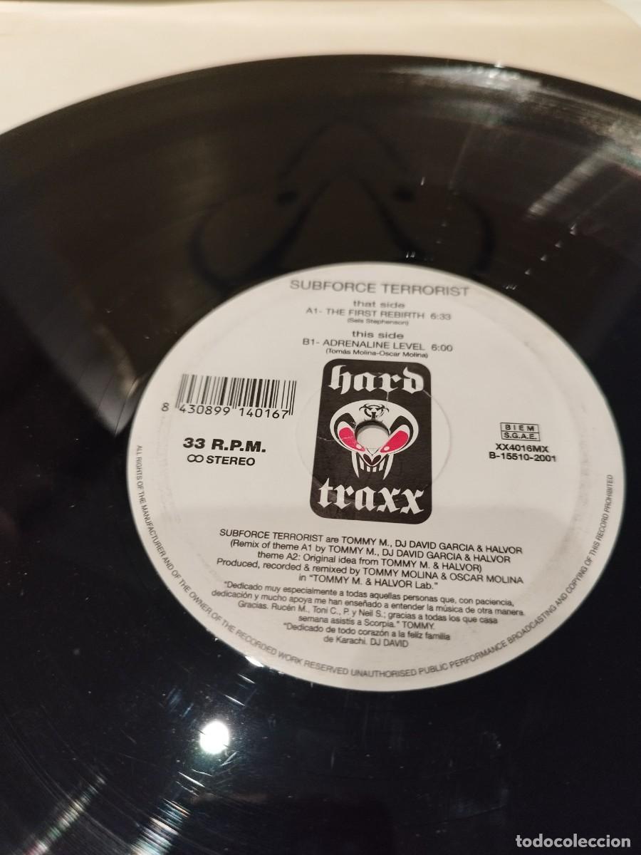 Discos de vinilo: SUBFORCE TERRORIST &rdquo;THE FIRST REBIRTH&rdquo;. Maxi single. - Foto 3