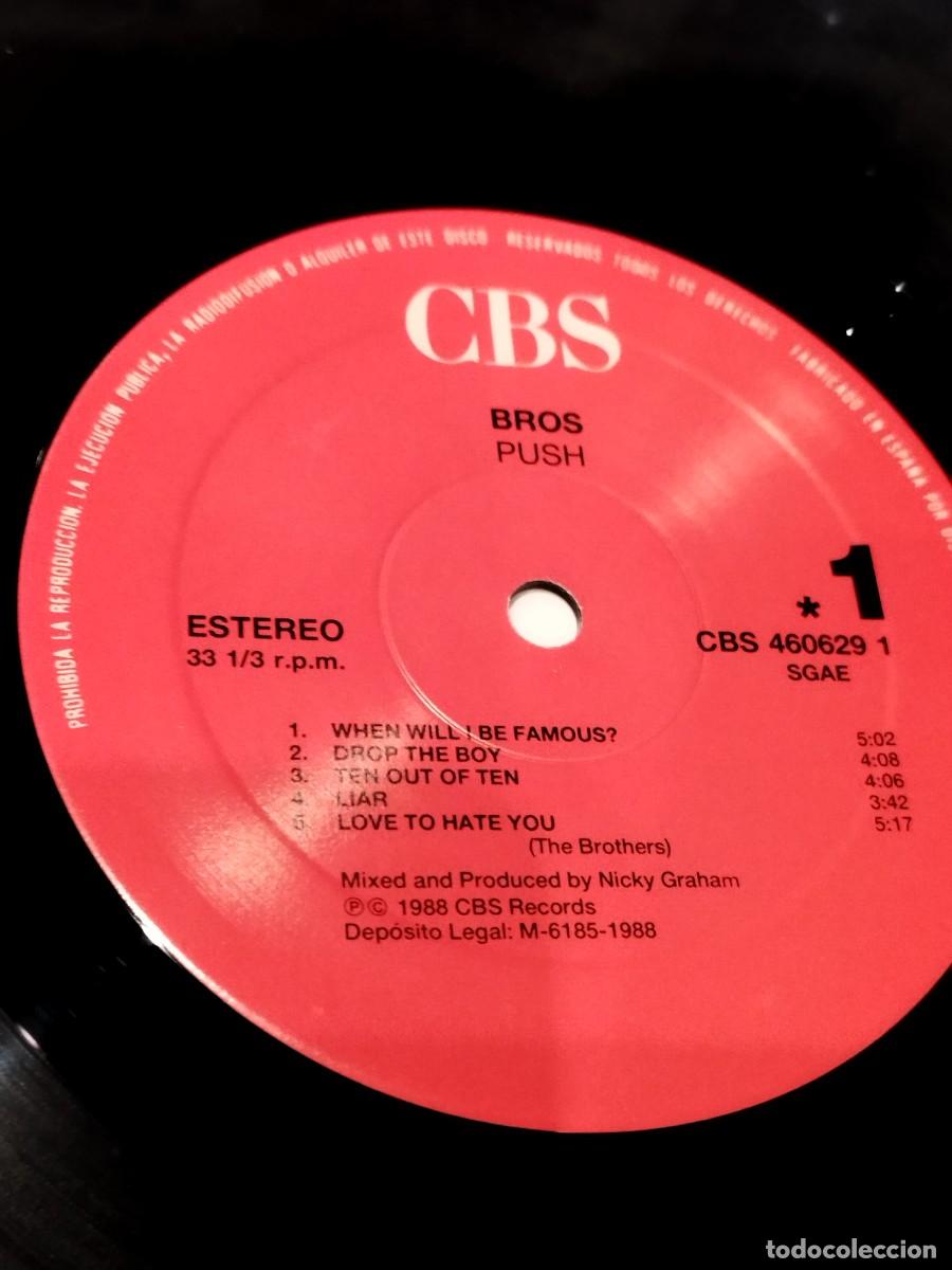 Discos de vinilo: Bros &ndash; Push. Vinilo Lp. - Foto 2