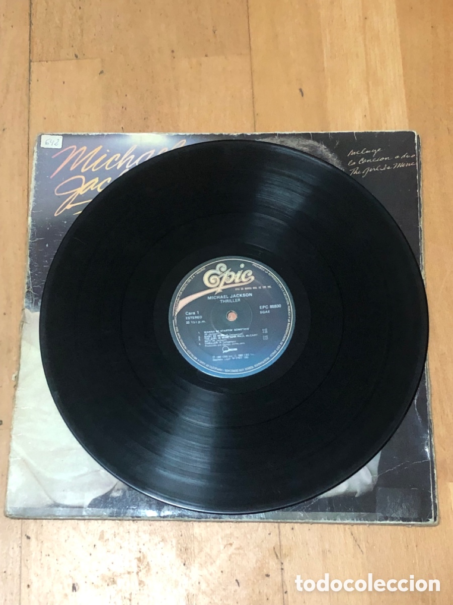 Discos de vinilo: Michael Jackson &ndash; Thriller (1982, Epic Records) - Foto 3