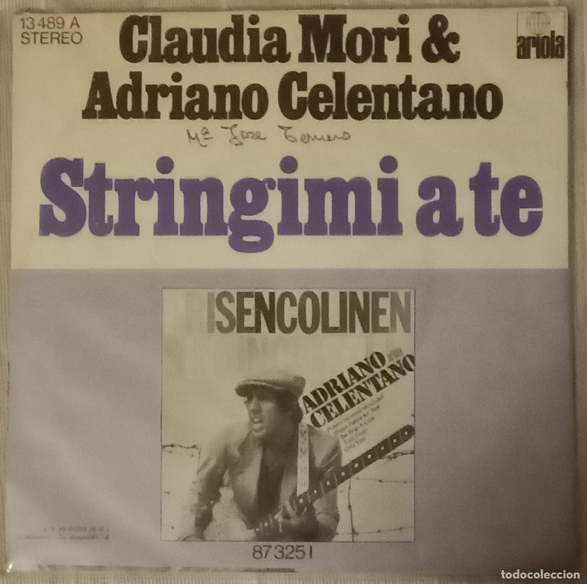 Discos de vinilo: Adriano Celentano - Bellissima / Stringimi a Te - Single - Ariola, 1974 - Foto 2