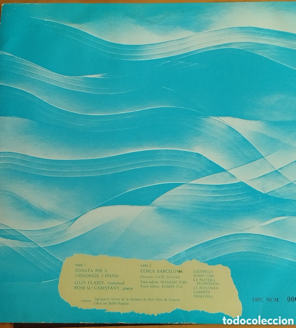 Discos de vinilo: Disc commemoratiu del centenari JULI GARRETA - Foto 4