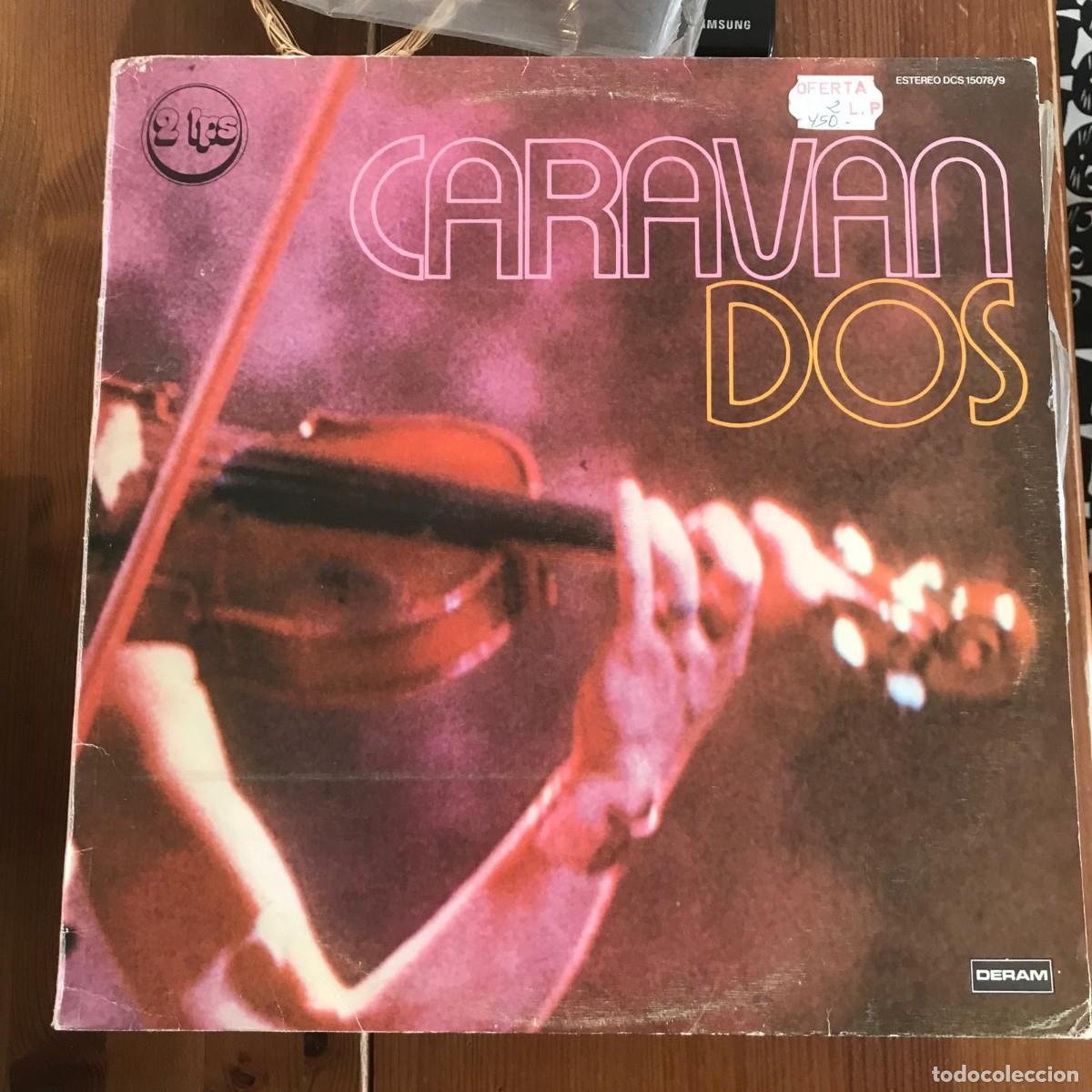 Discos de vinilo: CARAVAN - DOS - LP DOBLE DERAM 1977 - WATERLOO LILY - Foto 1
