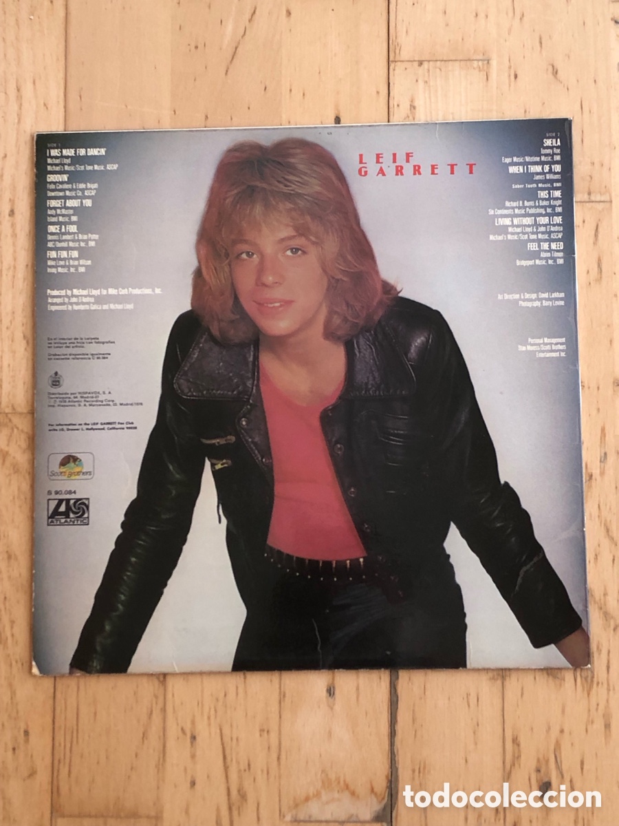 Discos de vinilo: Leif Garrett - Feel the Need (Vinilo 1978) - Foto 2
