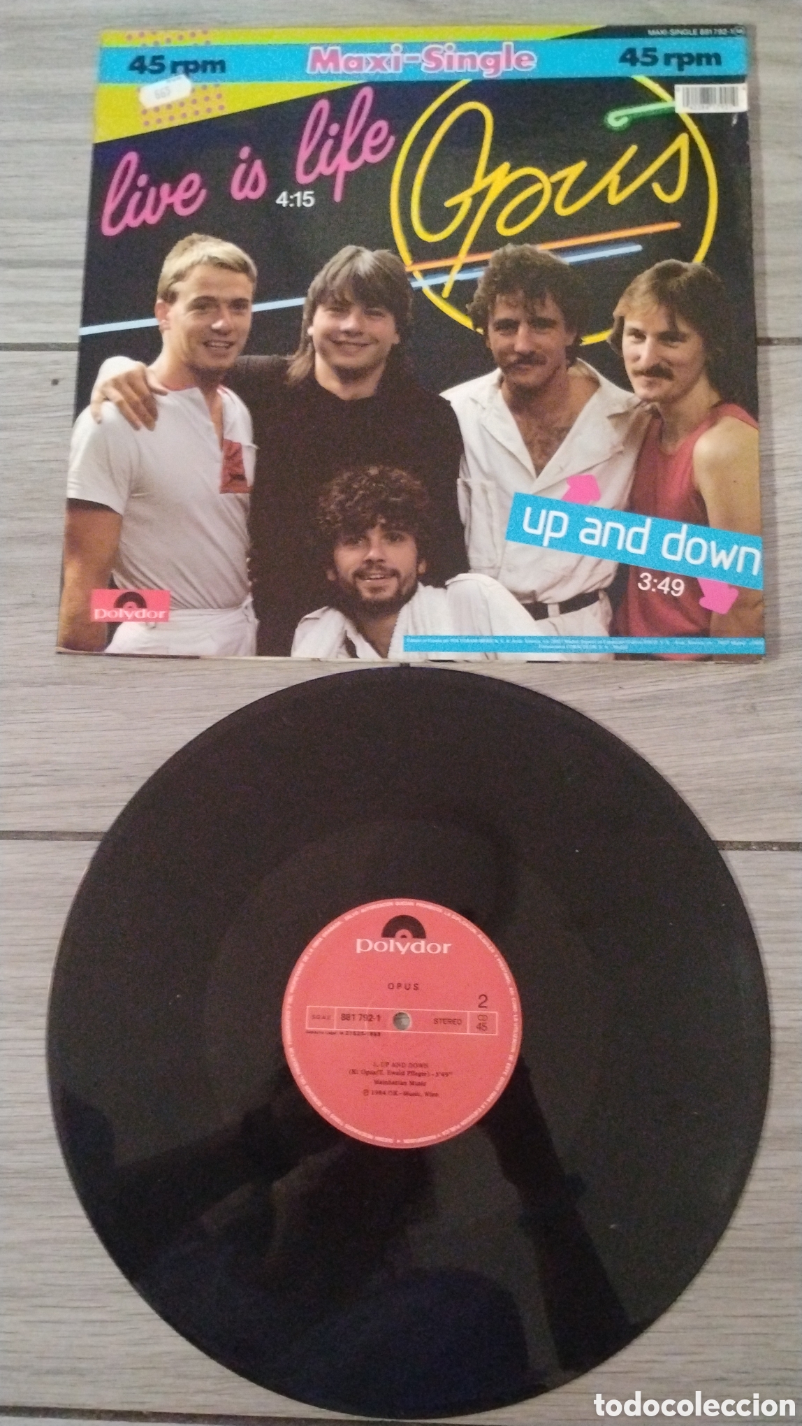 Discos de vinilo: OPUS-LIVE IS LIVE-MAXI-POLYDOR/GERMANY-IB - Foto 4