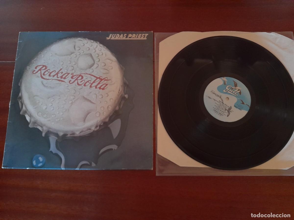 Discos de vinilo: JUDAS PRIEST ROCKA ROLLA (PRIMERA EDICI&Oacute;N ORIGINAL UK) - Foto 1