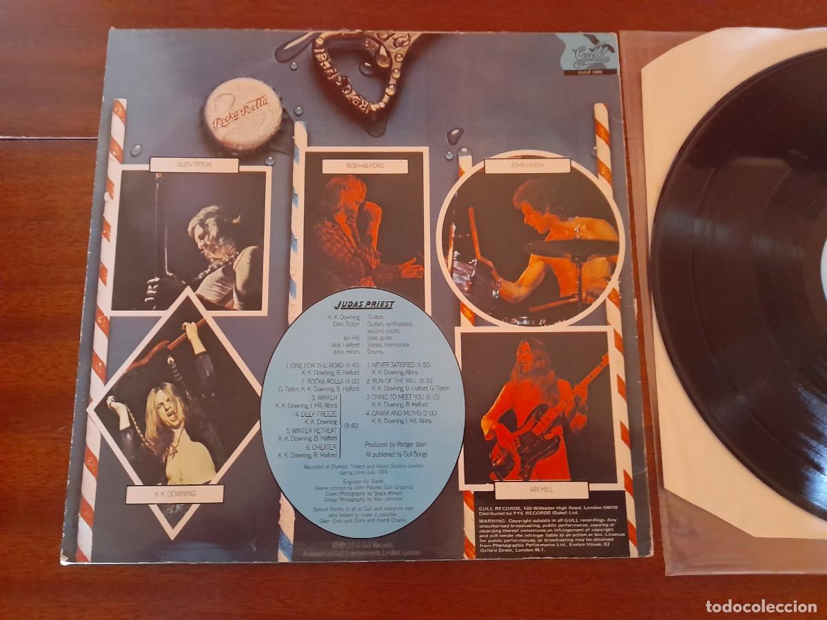 Discos de vinilo: JUDAS PRIEST ROCKA ROLLA (PRIMERA EDICI&Oacute;N ORIGINAL UK) - Foto 2