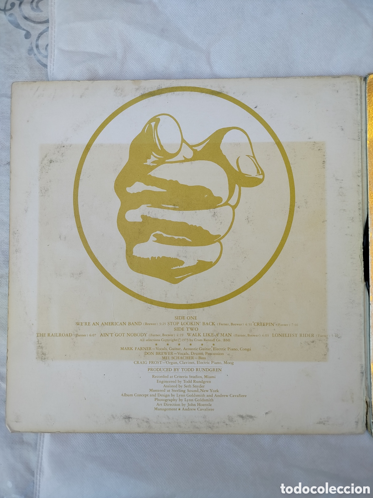 Discos de vinilo: Grand Funk LP 1973.. - Foto 2