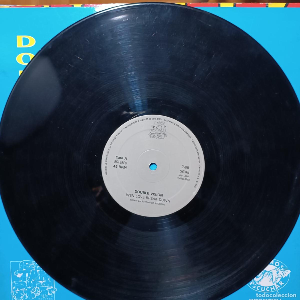 Discos de vinilo: DOUBLE VISION - Honey Be Good Maxi 12&rdquo; 1994 SPAIN - Foto 3