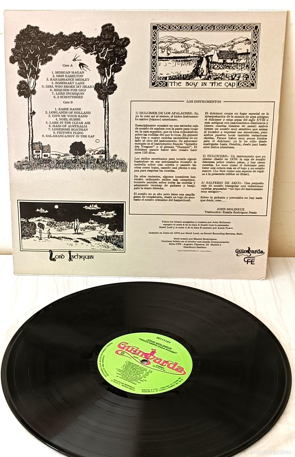 Discos de vinilo: JOHN MOLINEUX - AGRIDULCE GUIMBARDA - 1981 - Foto 2