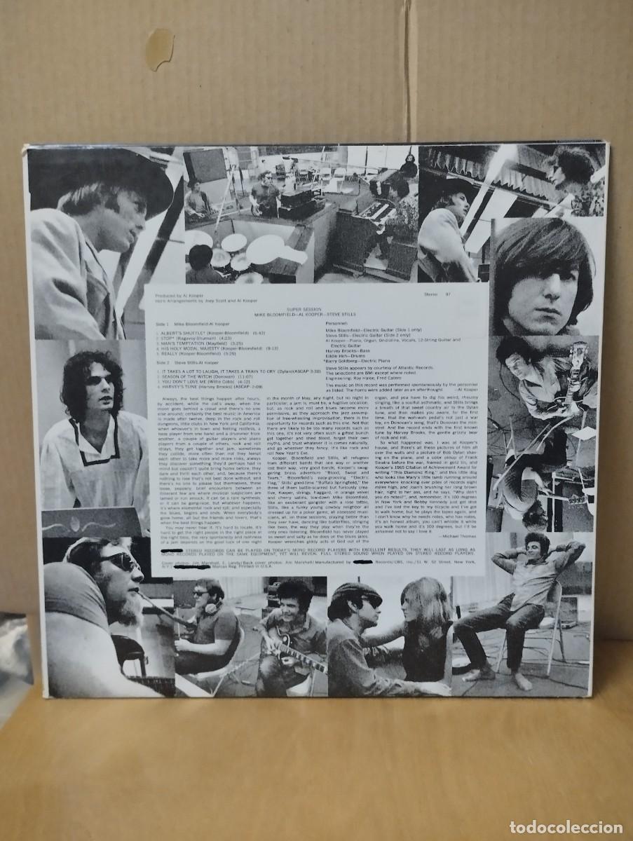 Discos de vinilo: MIKE BLOOMFIELD, AL KOOPER,STEVE STILLS ---- SUPER SESSION - Foto 2