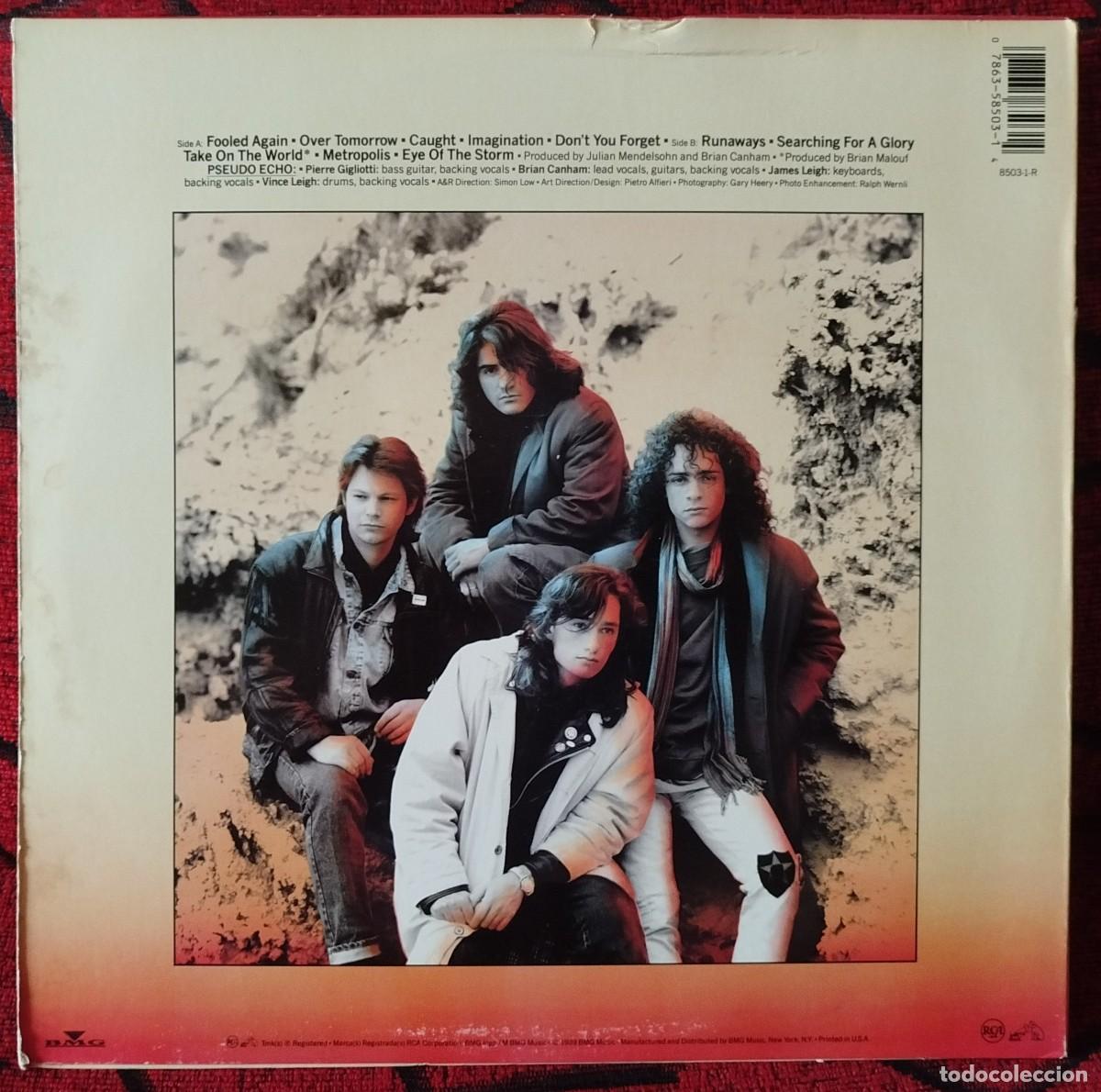 Discos de vinilo: PSEUDO ECHO ** Race ** VINILO LP 1989 USA - Foto 2