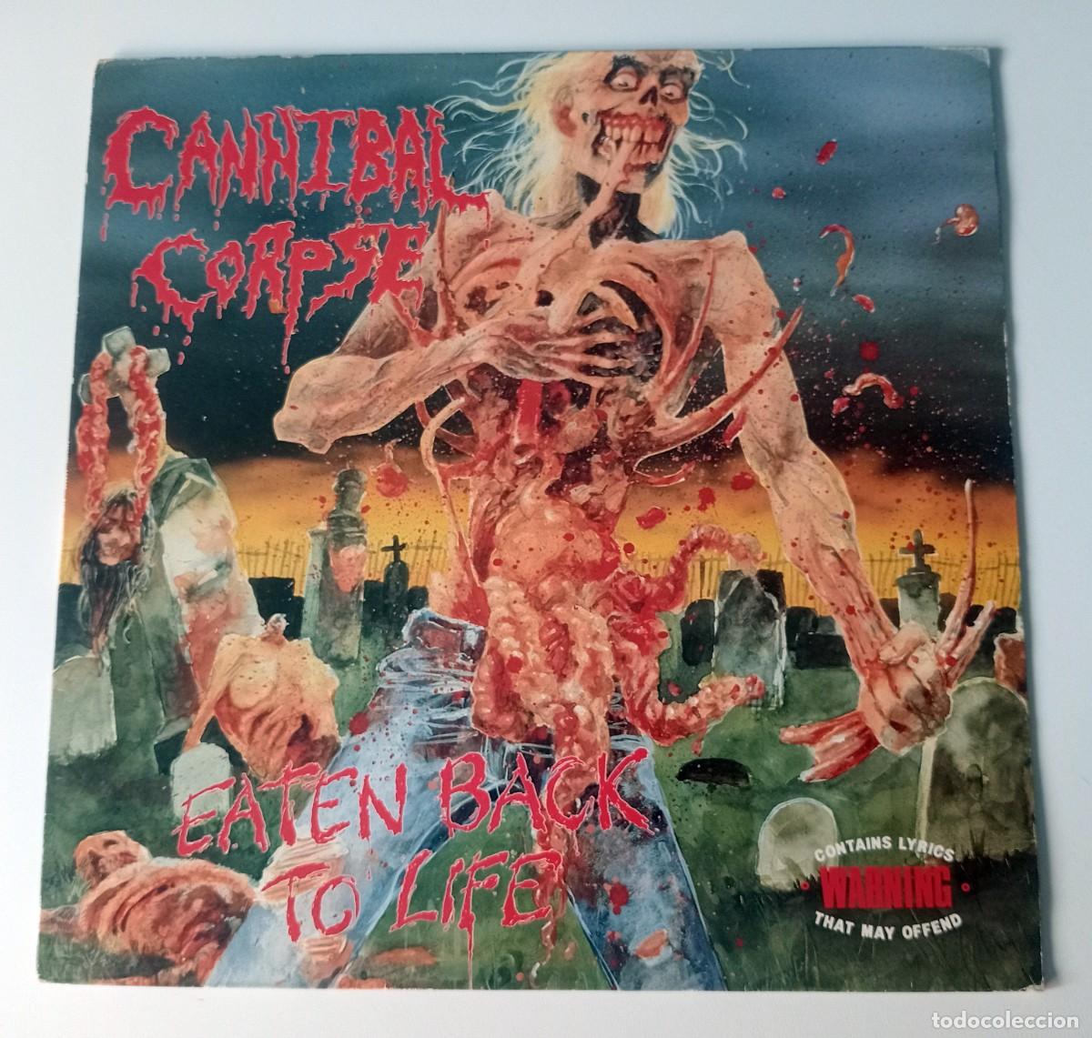 Discos de vinilo: LP CANNIBAL CORPSE - EATEN BACK TO LIFE - Foto 1