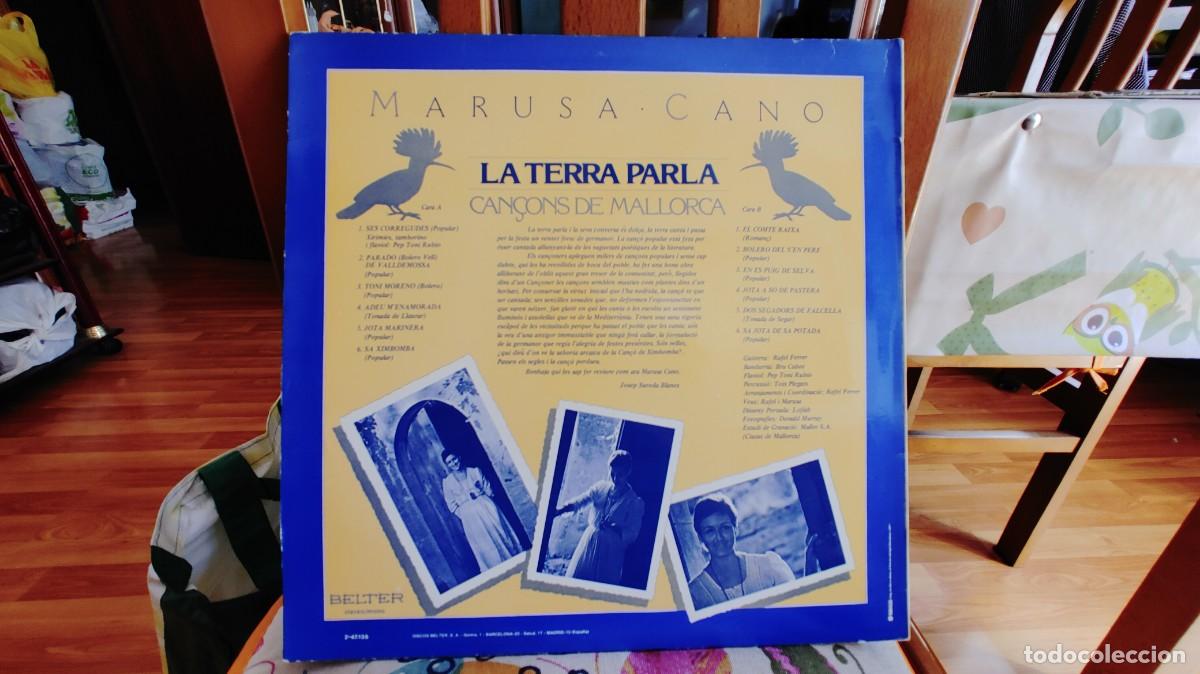 Discos de vinilo: MARUSA CANO-LP LA TERRA PARLA-NUEVO - Foto 2