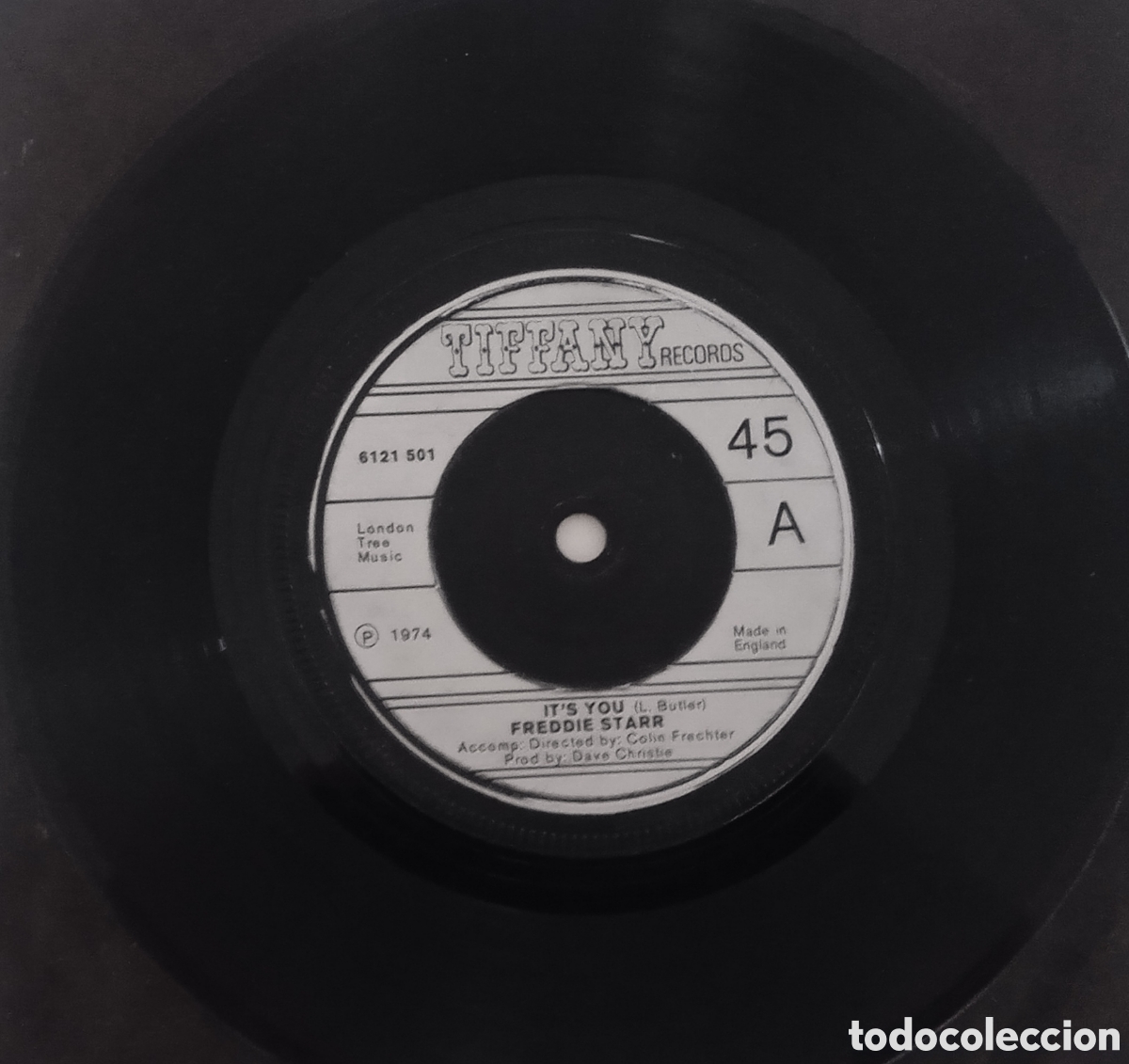Discos de vinilo: FREDDIE STARR - Its you (1974) single - Foto 4