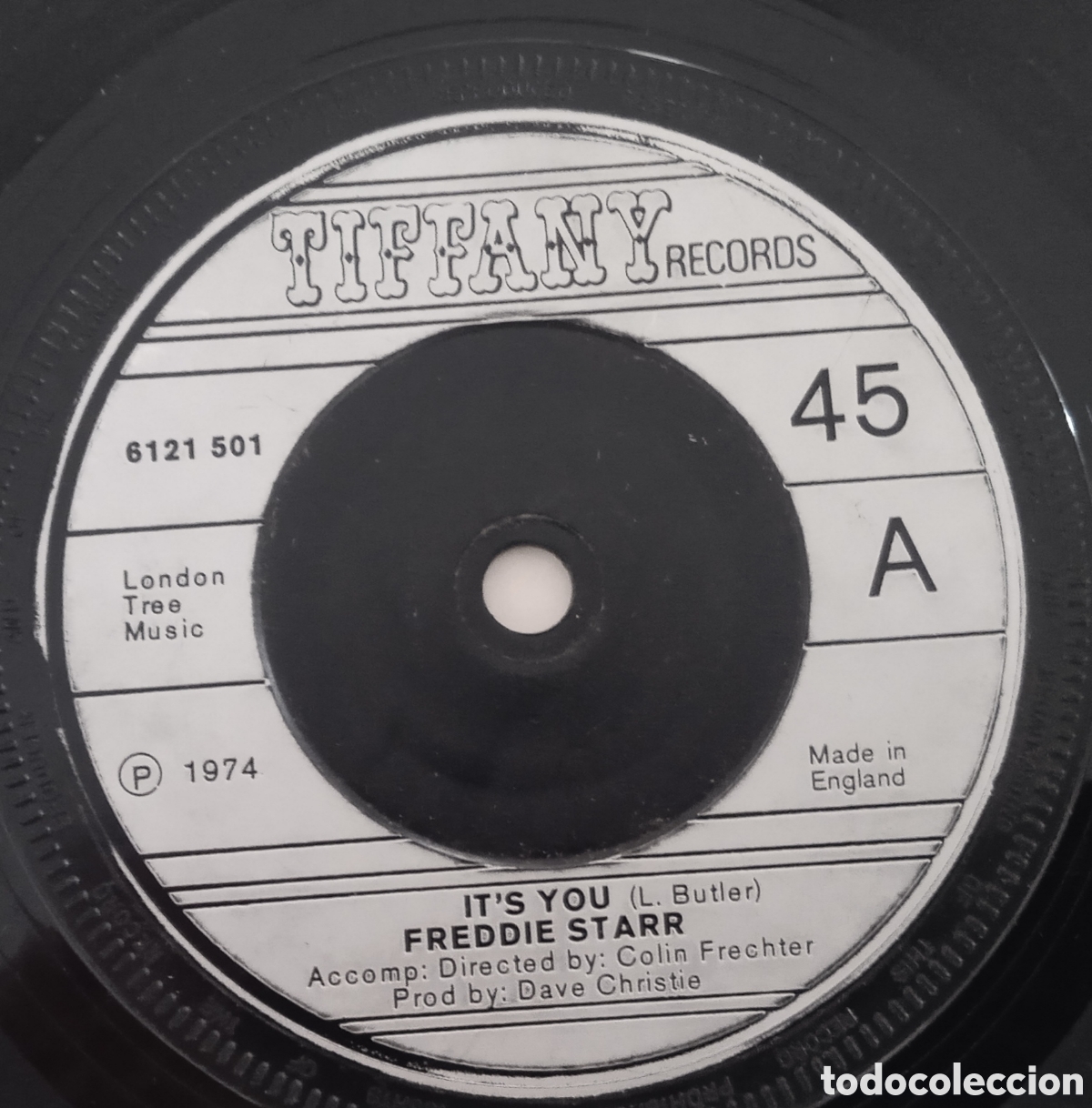 Discos de vinilo: FREDDIE STARR - Its you (1974) single - Foto 1
