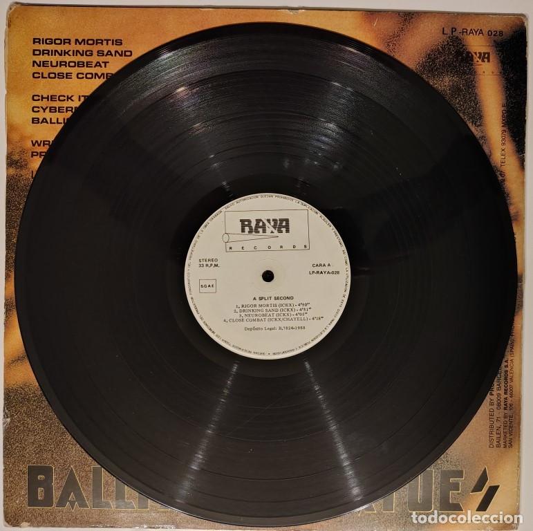 Discos de vinilo: A Split Second. Ballistic Statues. RAYA-028, Spain 1988 LP - Foto 3