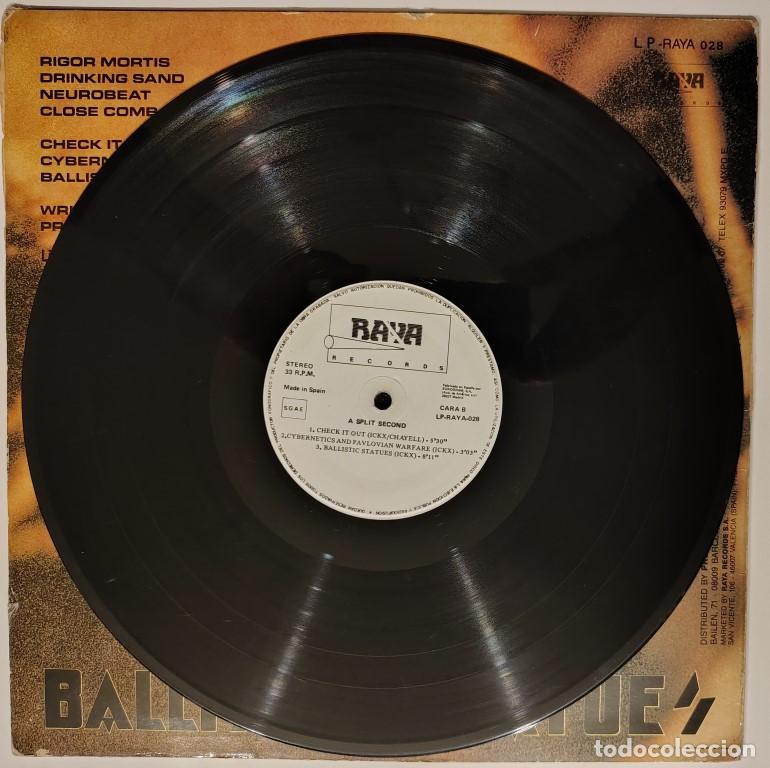 Discos de vinilo: A Split Second. Ballistic Statues. RAYA-028, Spain 1988 LP - Foto 4