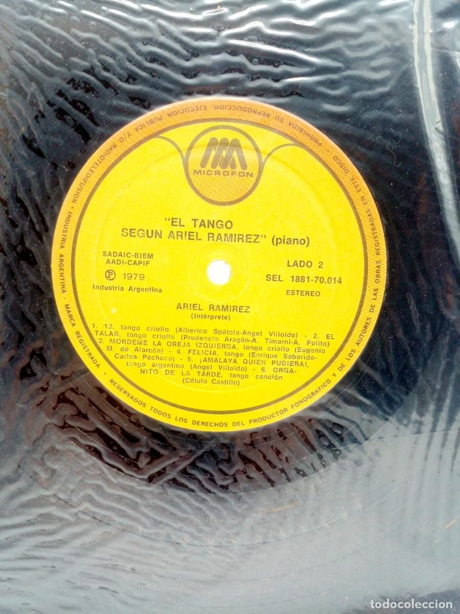 Discos de vinilo: Ariel Ram&iacute;rez - El Tango Seg&uacute;n Ariel Ram&iacute;rez - 1979 - Foto 4