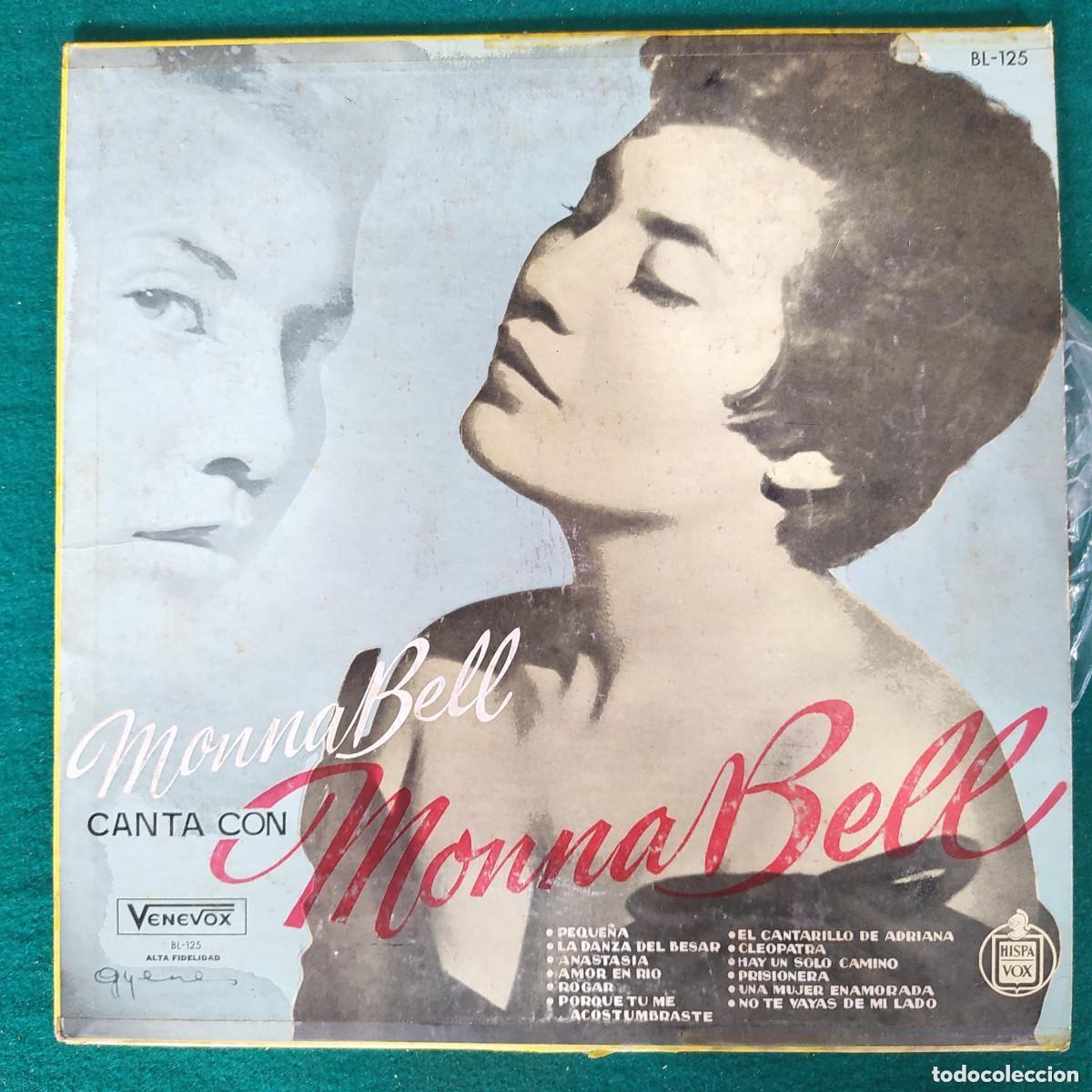 Discos de vinilo: Monna Bell - ... Canta Con Monna Bell (Venevox, 1960) - Foto 1