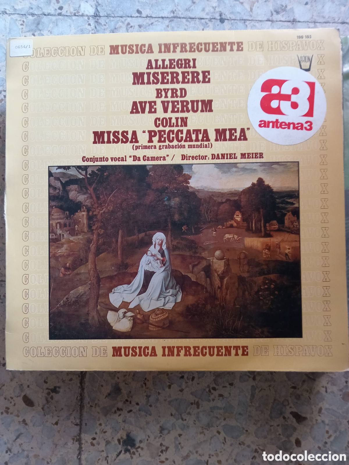 Discos de vinil: LP MUSICA INFRECUENTE ALLEGRI MISERERE AVE VERUM MISSA PECCATA MEA DANIEL MEIER