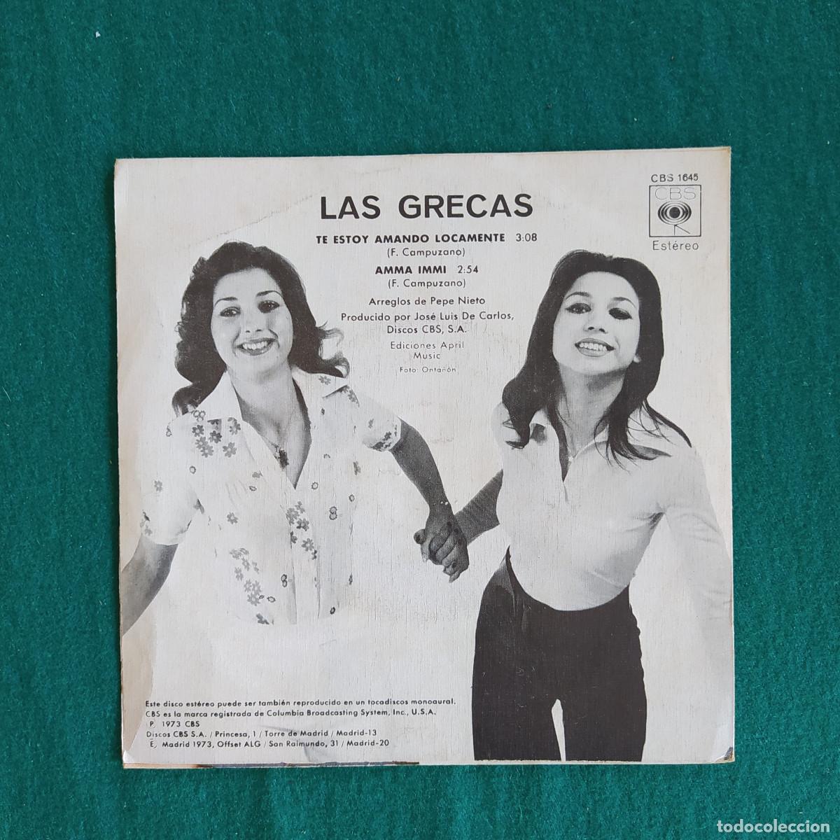 Discos de vinilo: Las Grecas &ndash; Te Estoy Amando Locamente - Foto 2