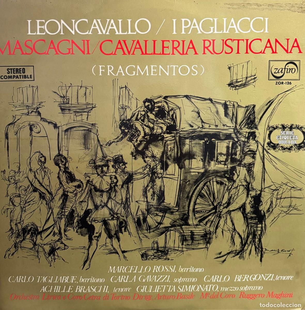 Dischi in vinile: VINILO I PAGLIACCI CA VALLERIA RUSTICANA. LP-VARIOS-372