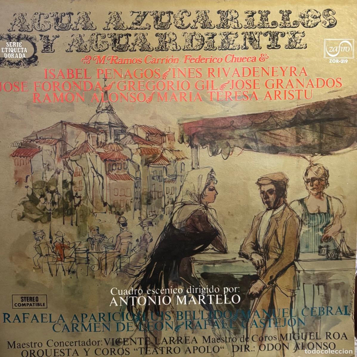 Dischi in vinile: VINILO AGUA, AZUCARILLOS Y AGUARDIENTE. LP-VARIOS-373