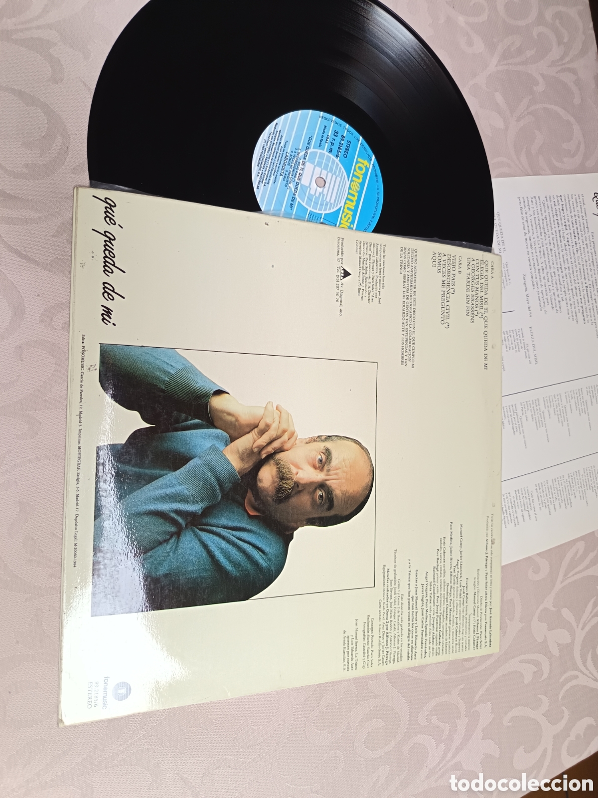 Discos de vinilo: Labordeta que queda de ti LP - Foto 2