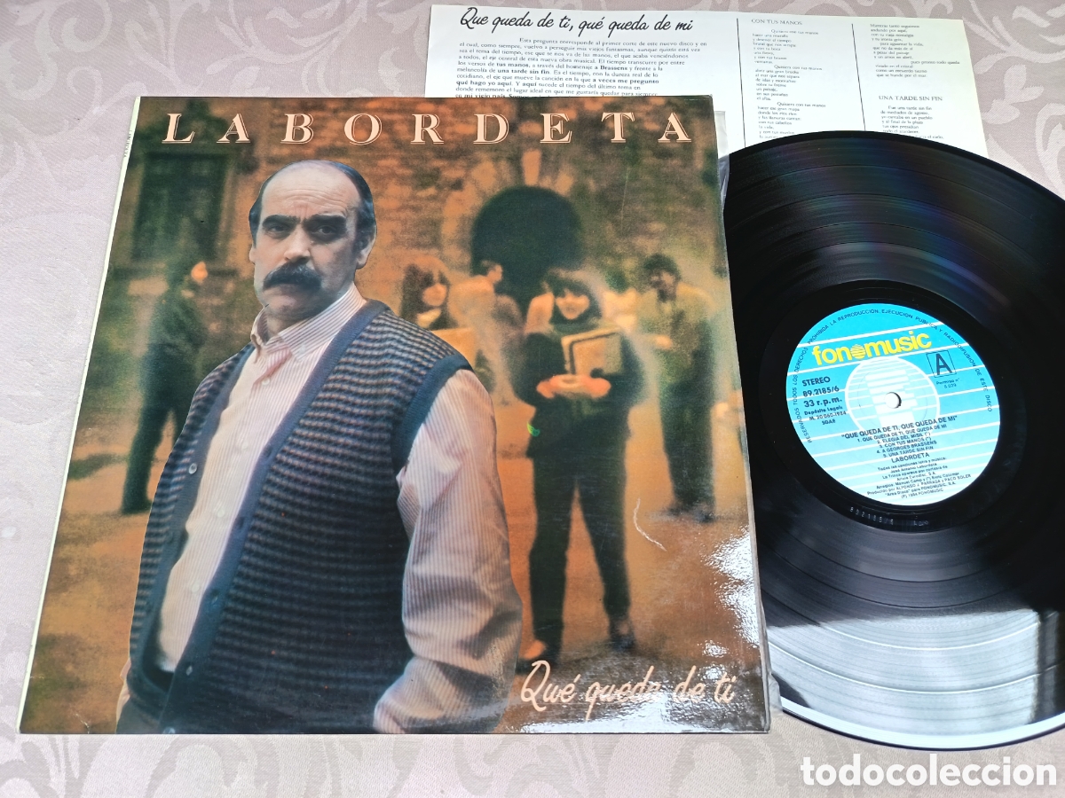 Discos de vinilo: Labordeta que queda de ti LP - Foto 1